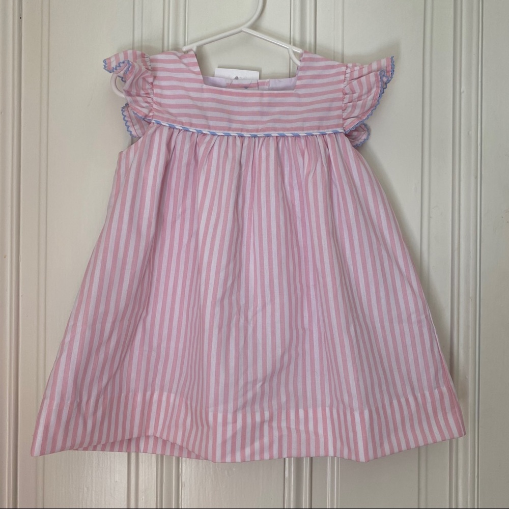 the Beaufort Bonnet Pink Stripe Dress 18-24 NWT